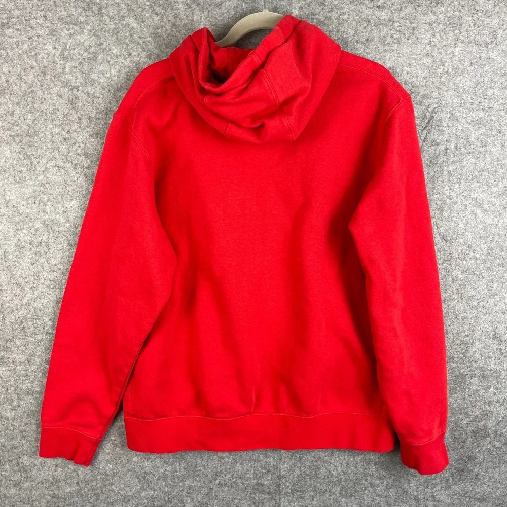 Nike Georgia Bulldogs Sweatshirt Mens Large Red NCAA Football Pullover Hoodie
